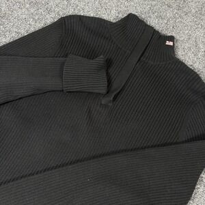 Vintage Y2K Polo Jeans‎ Co Ralph Lauren Women Turtleneck Sweater Black Ribbed L